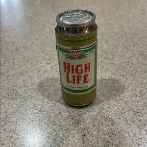 Miller High Life Beer Can - Green and Silver for a  Lighter